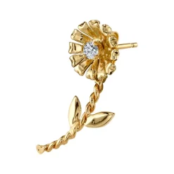 The Last Line Arrow Flower Earring