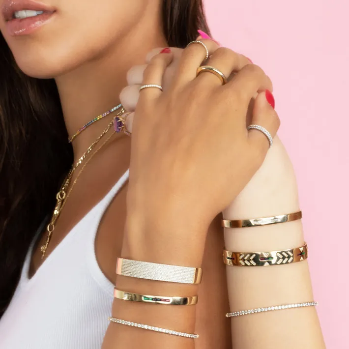 The Last Line Baguette Cuff