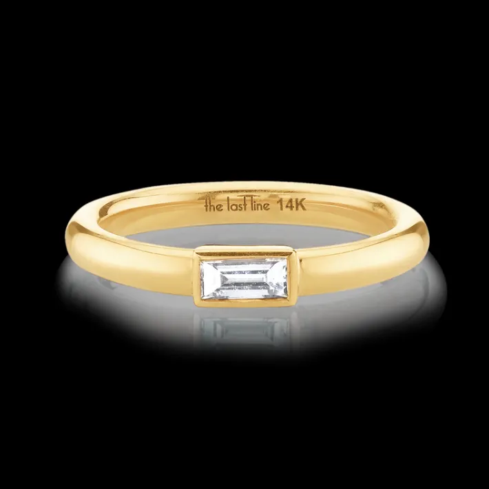 The Last Line Baguette Ring