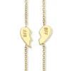 The Last Line Best Friend BFF Heart Bracelet Set