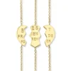 The Last Line Best Friends Forever Heart Bracelet Set