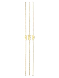 The Last Line Best Friends Forever Heart Bracelet Set