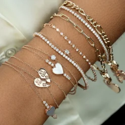 The Last Line Best Friends Heart Bracelet Set