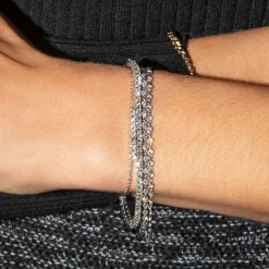 The Last Line Bezel Link Bracelet