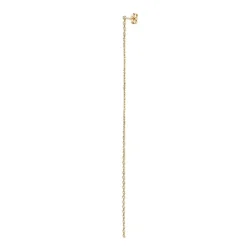 The Last Line Bezel Shoulder Duster Earring