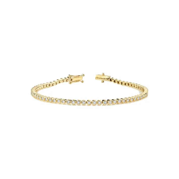 The Last Line Bezel Tennis Bracelet