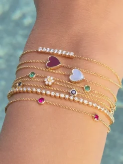 The Last Line Bezel Tennis Bracelet