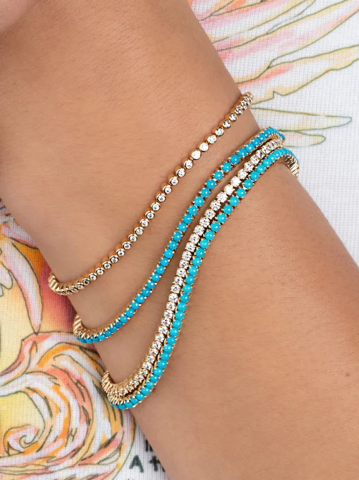 The Last Line Bezel Tennis Bracelet