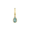 The Last Line Bubble Teardrop Slim Hoop