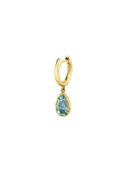 The Last Line Bubble Teardrop Slim Hoop