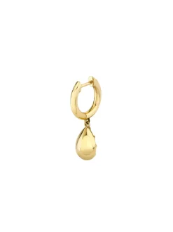 The Last Line Bubble Teardrop Slim Hoop