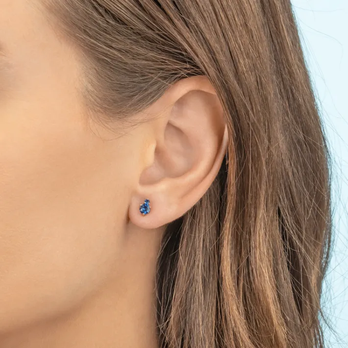 The Last Line Cluster Stud Earring