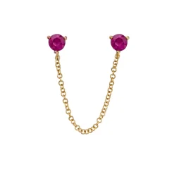 The Last Line Connected Stud Earring