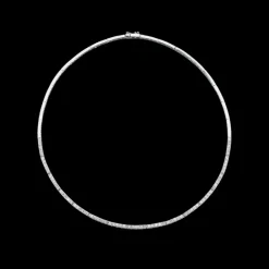 The Last Line Crescent Eternity Necklace