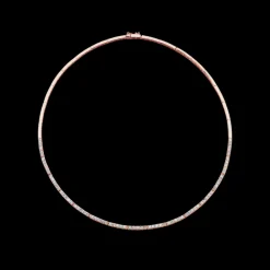 The Last Line Crescent Eternity Necklace