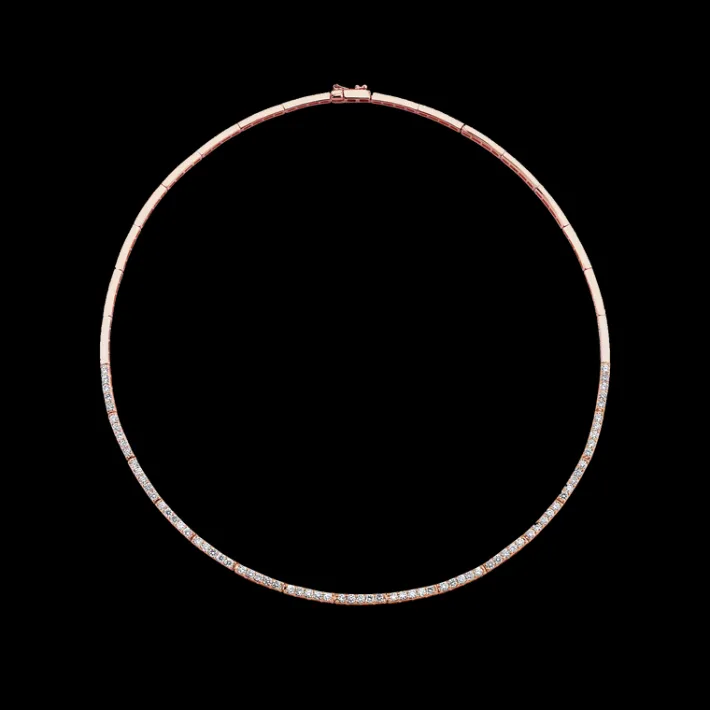 The Last Line Crescent Eternity Necklace