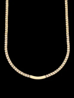 The Last Line Curb Link ID Necklace