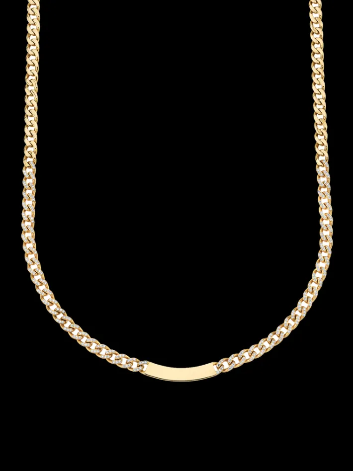 The Last Line Curb Link ID Necklace