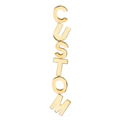 The Last Line Custom Earring Letters