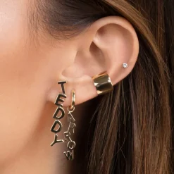 The Last Line Custom Earring Letters