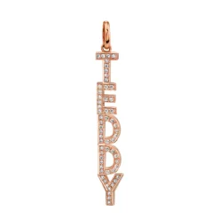 The Last Line Custom Letter Pendant