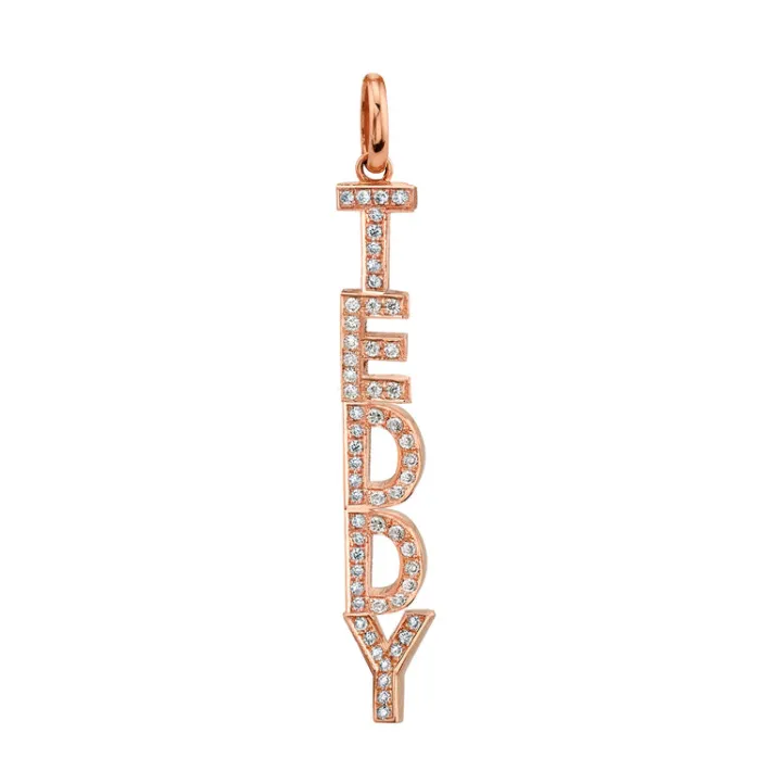 The Last Line Custom Letter Pendant