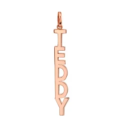 The Last Line Custom Letter Pendant