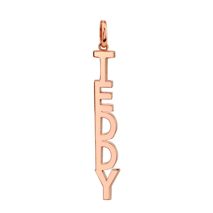 The Last Line Custom Letter Pendant