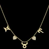 The Last Line Custom Zodiac Love Necklace