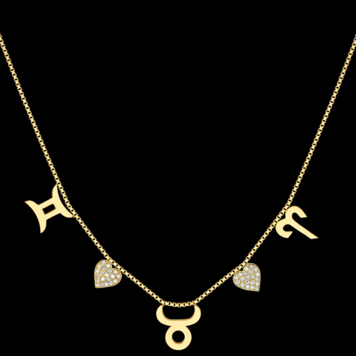 The Last Line Custom Zodiac Love Necklace