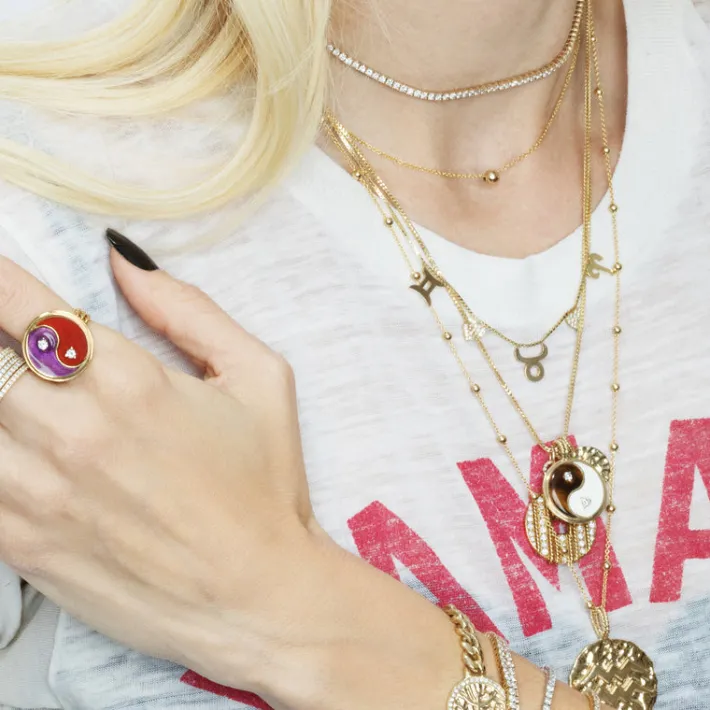 The Last Line Custom Zodiac Love Necklace