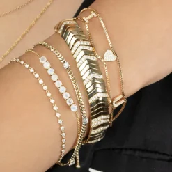 The Last Line Diamond I Love You Chain Bracelet