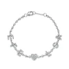 The Last Line Diamond Personalized Bezel Link Bracelet
