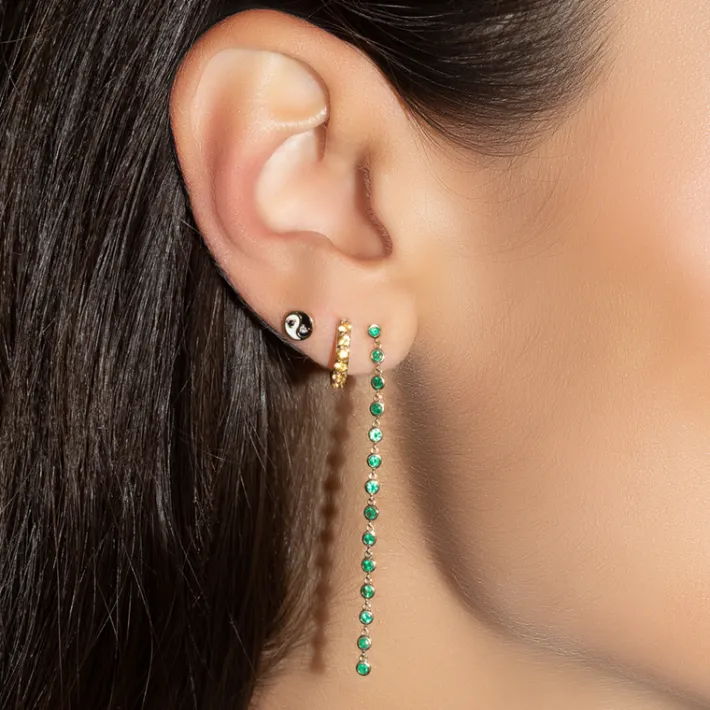The Last Line Diamond Petite Yin Yang Stud
