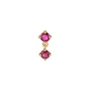 The Last Line Double Droplet Stud