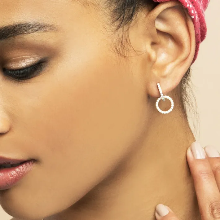 The Last Line Double Hoop Earring