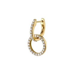 The Last Line Double Hoop Earring