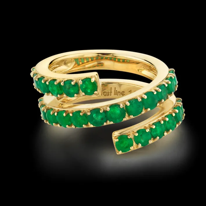 The Last Line Double Twist Ring
