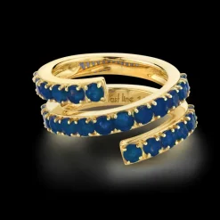 The Last Line Double Twist Ring