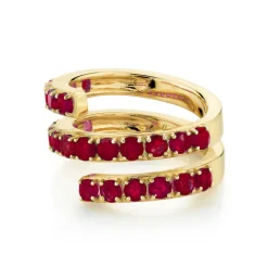 The Last Line Double Twist Ring