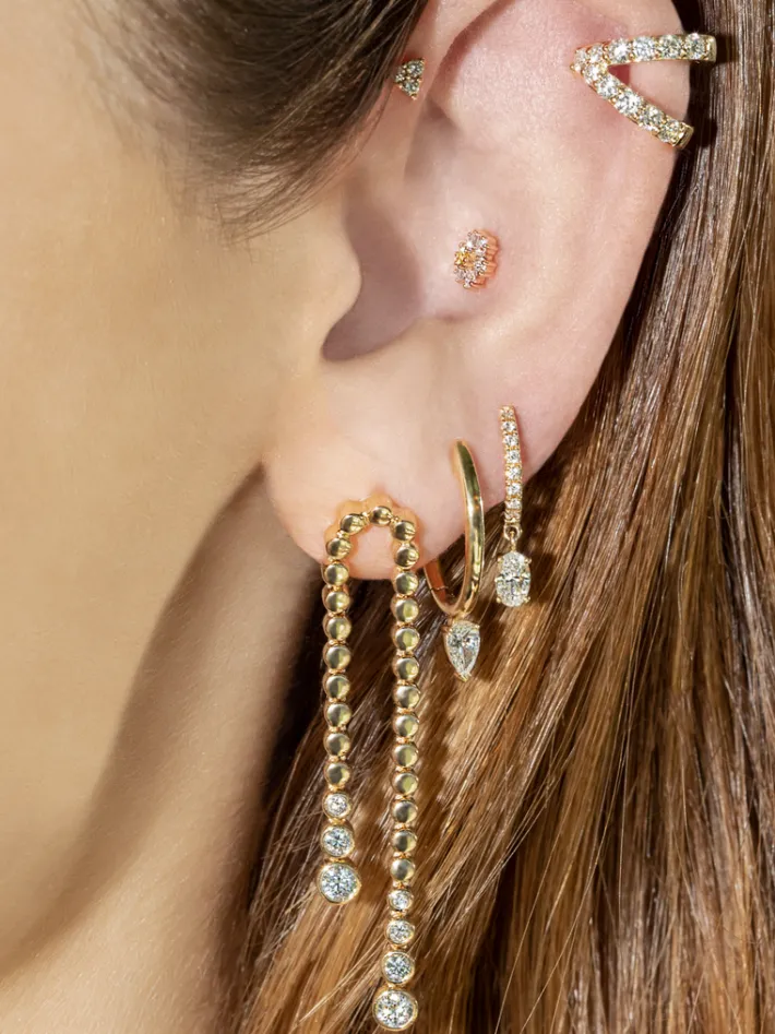 The Last Line Draped Riviera Earring