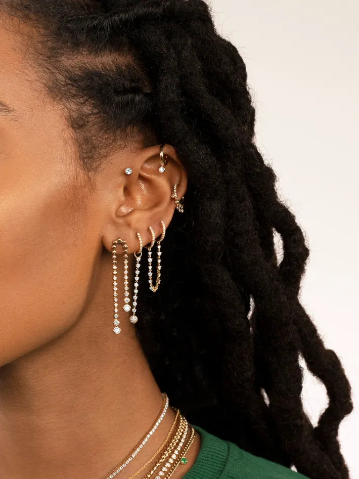 The Last Line Draped Riviera Earring