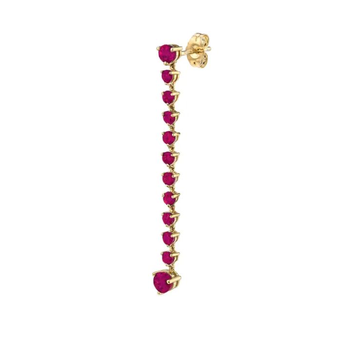 The Last Line Drop Chain Earring