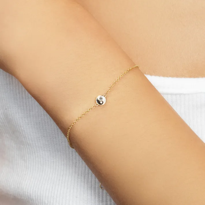 The Last Line Enamel Charm Bracelet