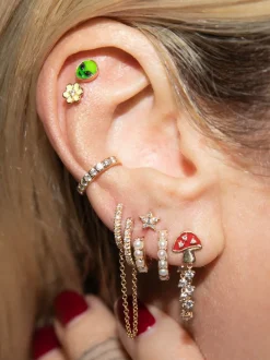 The Last Line Enamel Stud