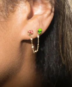 The Last Line Enamel Stud