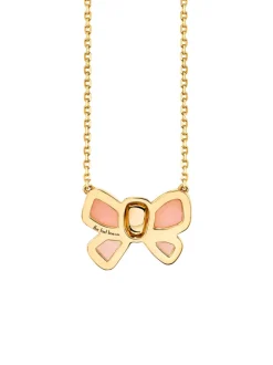 The Last Line Hand Carved Bow Necklace
