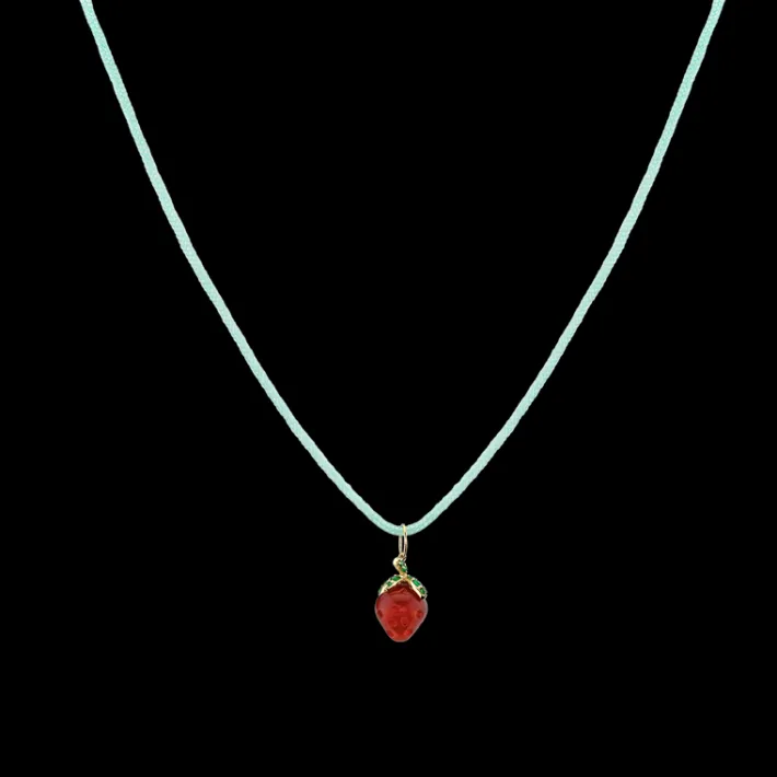 The Last Line Hand Carved Fruit Necklace