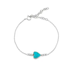 The Last Line Heart Bracelet