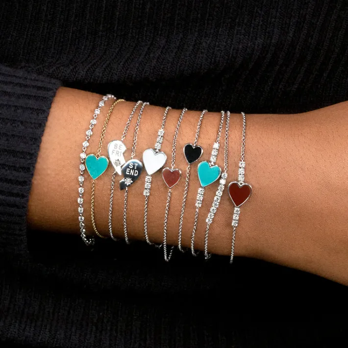 The Last Line Heart Bracelet